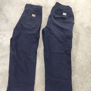 (2) FR cargo pants TYNDALE AND CARHARTT